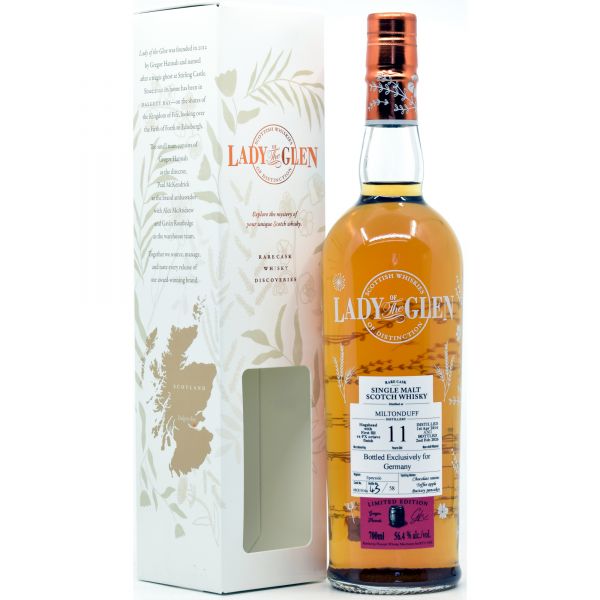 Miltonduff 11 Jahre 2014/2026 PX Sherry Lady of the Glen exclusive for germany 56,4% vol.
