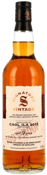 Caol Ila 2015/2025 Oloroso Sherry Signatory Vintage 100 Proof #42 57,1% vol.