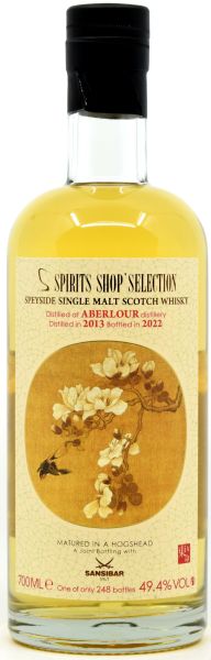 Aberlour 2013/2022 S-Spirits Shop Selection Flowers Label 49,4% vol.