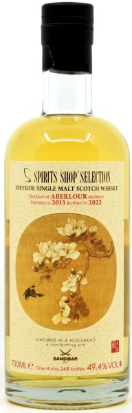 Aberlour 2013/2022 S-Spirits Shop Selection Flowers Label 49,4% vol.
