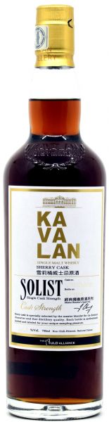 Kavalan 2010 Solist Sherry Single Cask for Auld Alliance 56,3% vol.