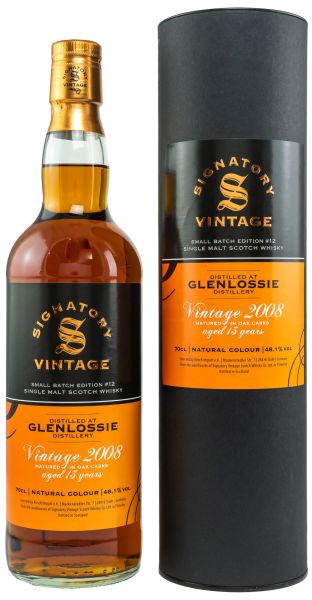 Glenlossie 2008/2022 Signatory Vintage Small Batch Edition #12 48,1% vol.