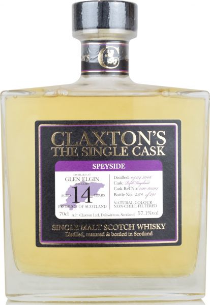 Glen Elgin 14 Jahre 2006/2020 Claxton's 57,1% vol.