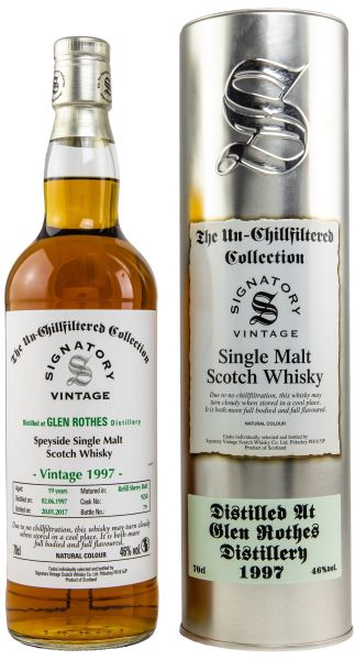 Glenrothes 19 Jahre 1997/2017 SV Un-Chillfiltered Collection #9258