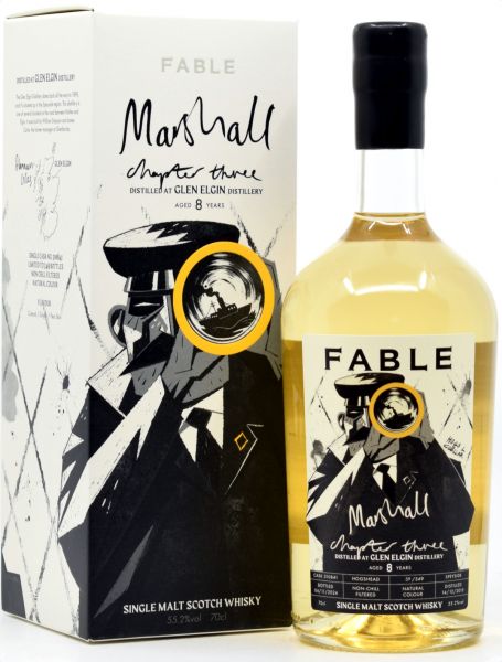 Glen Elgin 8 Jahre 2015/2024 Fable Chapter three Marshall 55,2% vol.