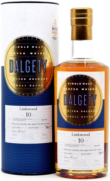 Linkwood 2013/2023 Oloroso Sherry Cask Lady of the Glen Dalgety 51,1% vol