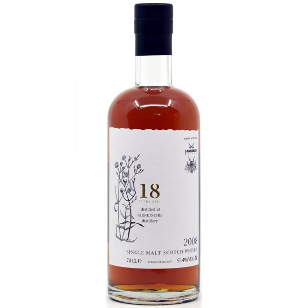Glenkinchie 18 Jahre 2008/2026 Sherry Cask White Label deinwhisky.de x Sansibar 53,4% vol.