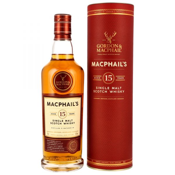 MacPhail&#039;s 15 Jahre Gordon &amp; MacPhail 40% vol.
