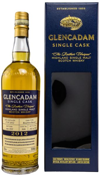 Glencadam 10 Jahre 2012/2022 Single Cask #3686 for germany 59,8% vol.