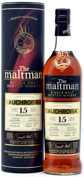 Auchroisk 15 Jahre 2008/2023 Sherry Cask The Maltman 53,9% vol.