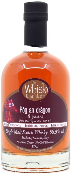 Pòg an dràgon (Staoisha) 2013/2021 Port Cask The Whisky Chamber 58,3% vol.