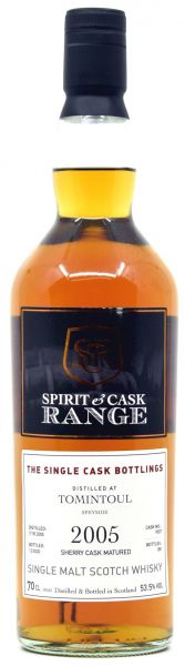 Tomintoul 2005/2021 Sherry Cask Spirit &amp; Cask Range 53,5% vol.