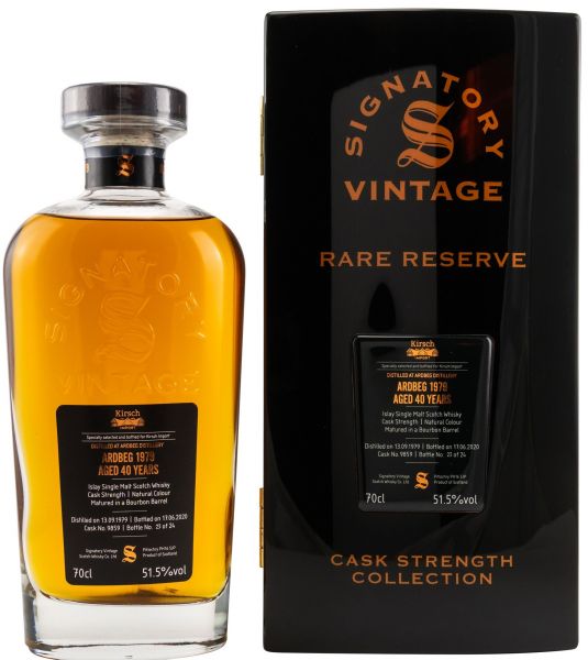 Ardbeg 40 Jahre 1979/2020 Signatory Vintage Rare Reserve 51,5% vol.