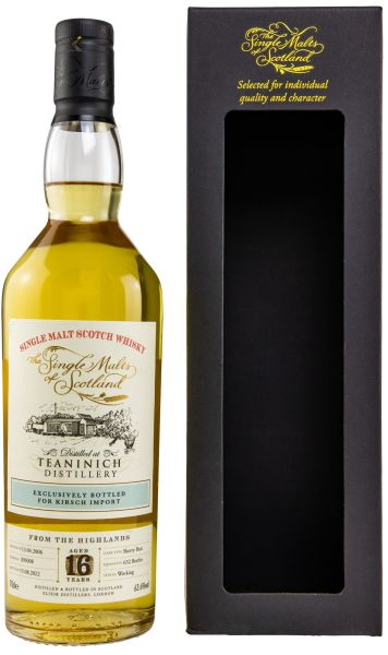 Teaninich 16 Jahre 2006/2022 Sherry Cask The Single Malts of Scotland #303008 63,6% vol.