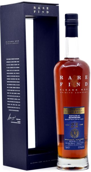 Bowmore 22 Jahre 1998/2021 Sherry Cask Gleann Mor Rare Find 52,7% vol.