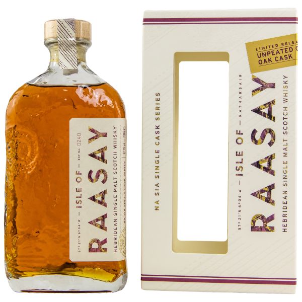 Isle of Raasay Unpeated Chinkapin Oak Cask Na Sia Single Cask #19/83 62,2% vol.