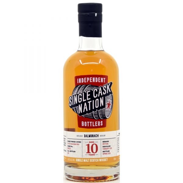 Dalmunach 10 Jahre 2016/2026 1st Fill Amontillado Single Cask Nation 56,2% vol.