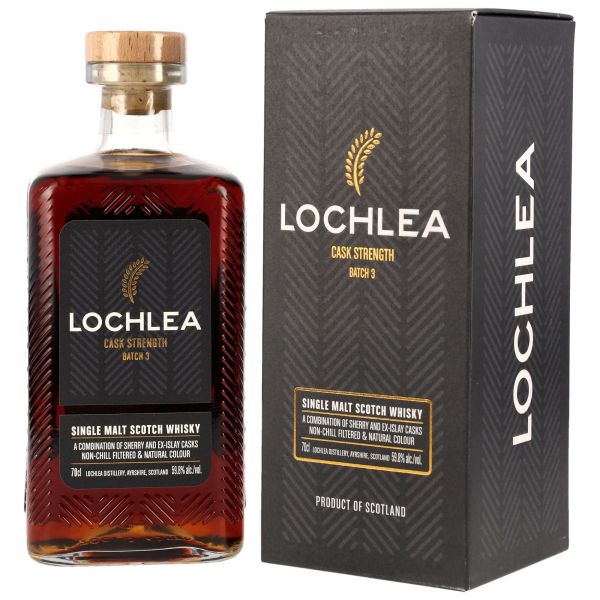 Lochlea Cask Strength Batch #3 59,8% vol.