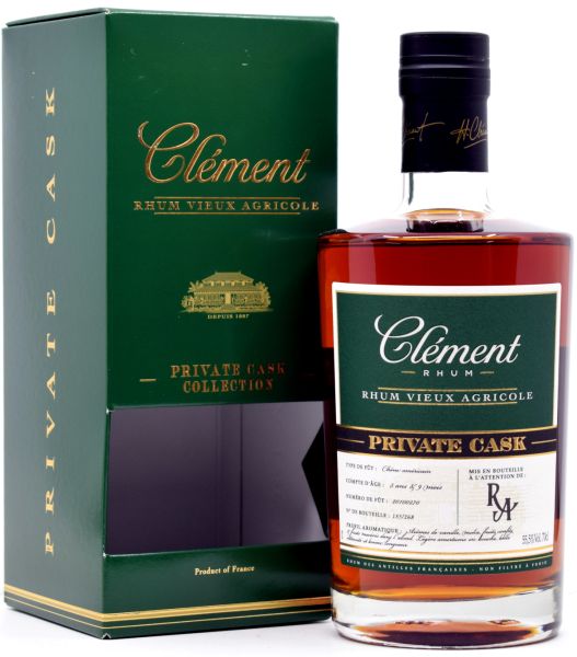 Clément Rhum Vieux Agricole Martinique Rum Artesanal Chairman&#039;s Private Cask 55,5% vol.