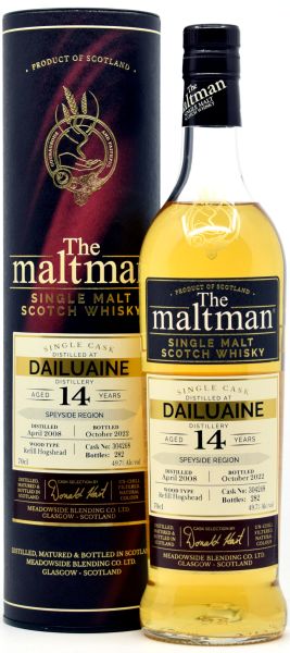 Dailuaine 14 Jahre 2008/2022 The Maltman 49,7% vol.